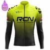 2023 Rcn Team Winter Thermal Fleece Cyklistický dres Set Nové MTB oblečení na kolo Maillot Ropa Ciclismo Oblečení na kolo s dlouhým rukávem