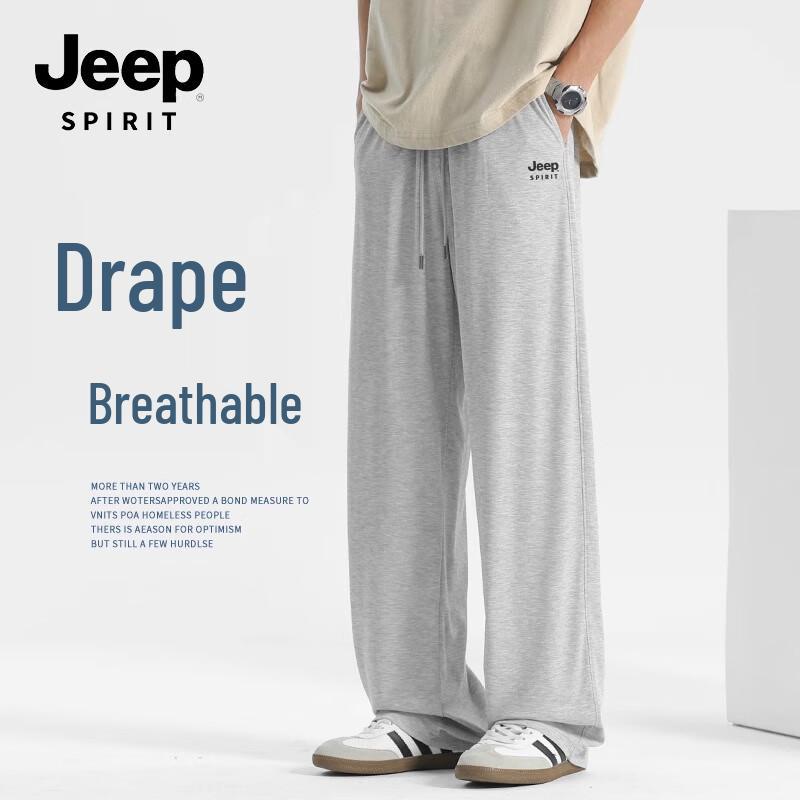 

JEEP SPIRIT Men s Breathable Straight-Leg Casual Sport Pants M