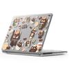 Imprint Pattern PC TPU Laptop Case For MacBook Pro 14 Inch (2024) M4 A3112 A3185 A3401/(2023) A2779 M2 A2918 A2992 M3/(2021) A2442 M1