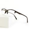 Fashion half frame high definition anti-blue reading glasses men in the elderly classic simple wear comfortable reading glasses