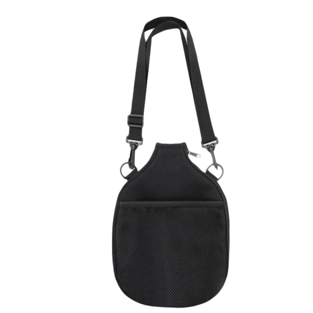 Detachable Clips Pickleball Paddle Cover Mesh Pocket Pickleball Paddle Bag Outdoor Sports