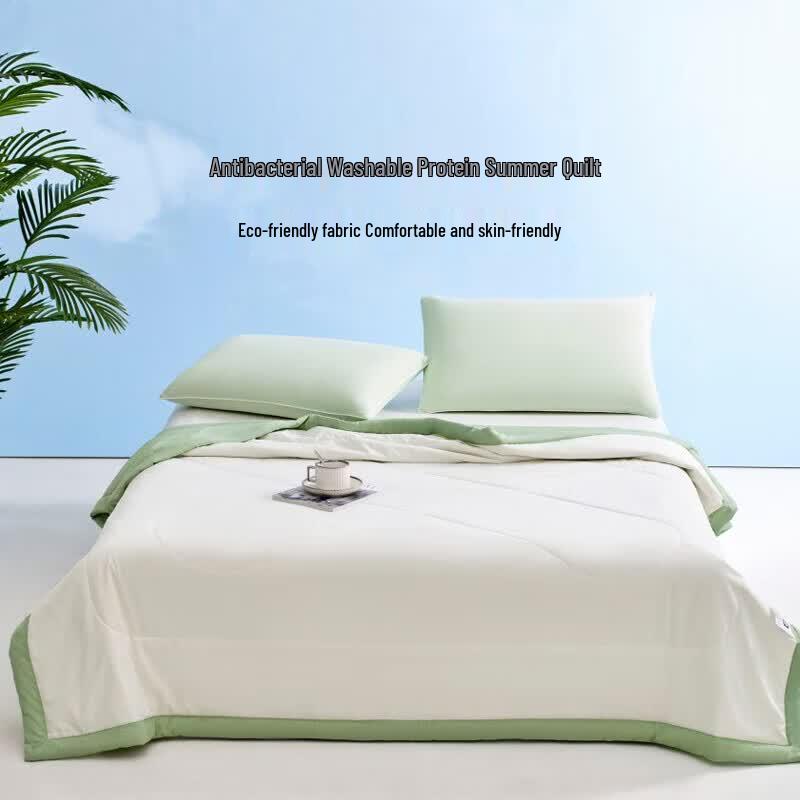 ROMROL Antibacterial Washable Protein Fiber Summer Comforter