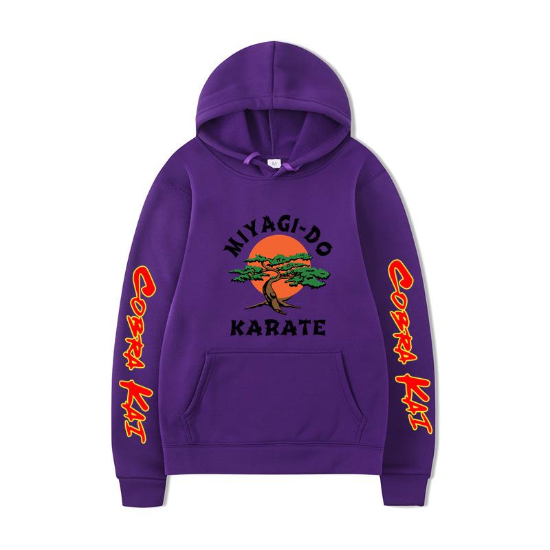 Karate Kid Val Armorr Cobra Print Men's Hoodie Brand Hoody Y2K Clothes Vintage Fashion Unisex Long Sleeve Pullovers