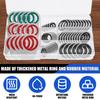 Car A/C O Ring Kit Corrosion Resistant Air Pump Gasket Sealing Air Conditioner Gasket Auto Air Conditioning System Repair Tool