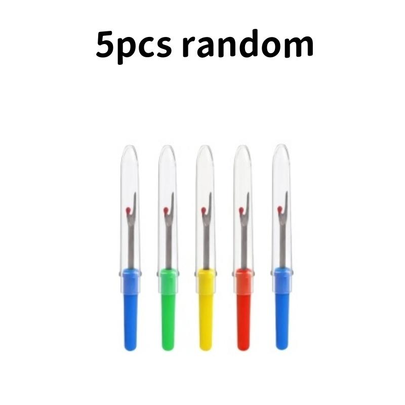 1/10pcs Sewing Thread Remover Seam Ripper Stitch Unpicker Sewing Tools Thread Cutter Plastic Handle Craft Tool Sewing Accessory