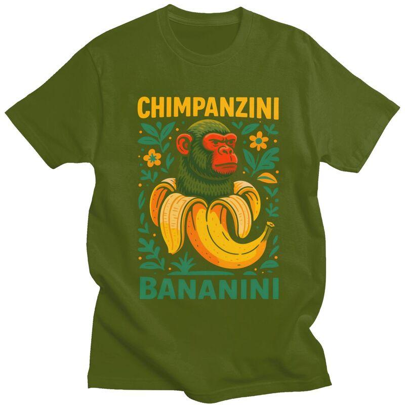 T-shirt Bananini Italian Brainrot Memes Hommes Femmes Manches Courtes T-shirt Graphique Hauts Coton Pur Ample Surdimensionné Vêtements