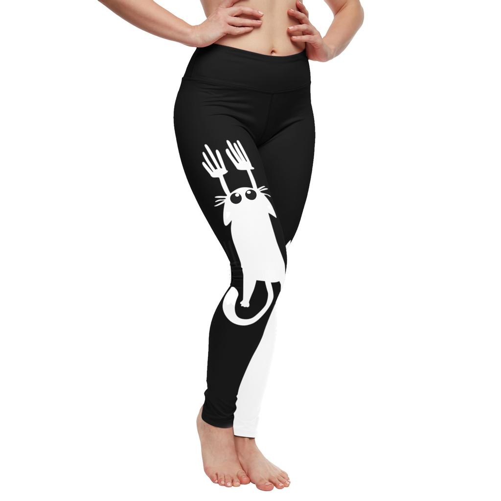 cat workout leggings