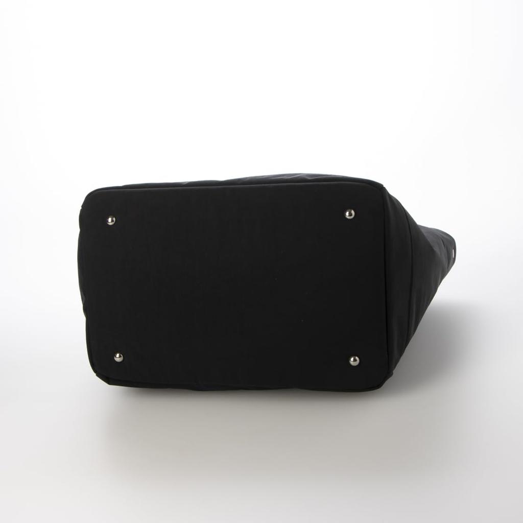 Isaac Tragetasche [Recyceltes Nylon x Rindsleder] Natürliche Tragetasche 2003802 Schwarz (10)