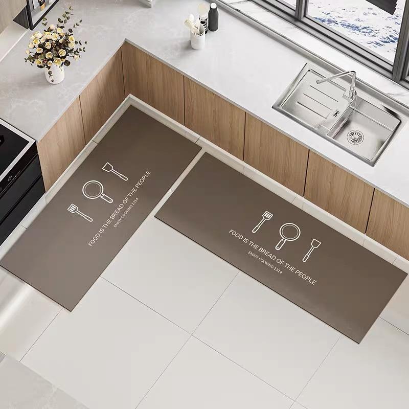 

Килимок для кухні з діатомової водорості, нековзкий, водонепроникний, маслостійкий, який не можна мити, килимок для підлоги, який не можна мити. Вбираючий килим для ванної кімнати 400MMx600MM