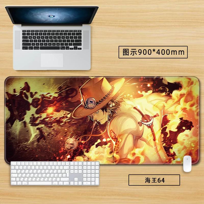 Anime Merchandise ONE PIECE Office Mouse Pad Oversized Boys Nautical King Animation Game Roronoa Zoro Computer Keyboard Cute Large Desktop Table Mat