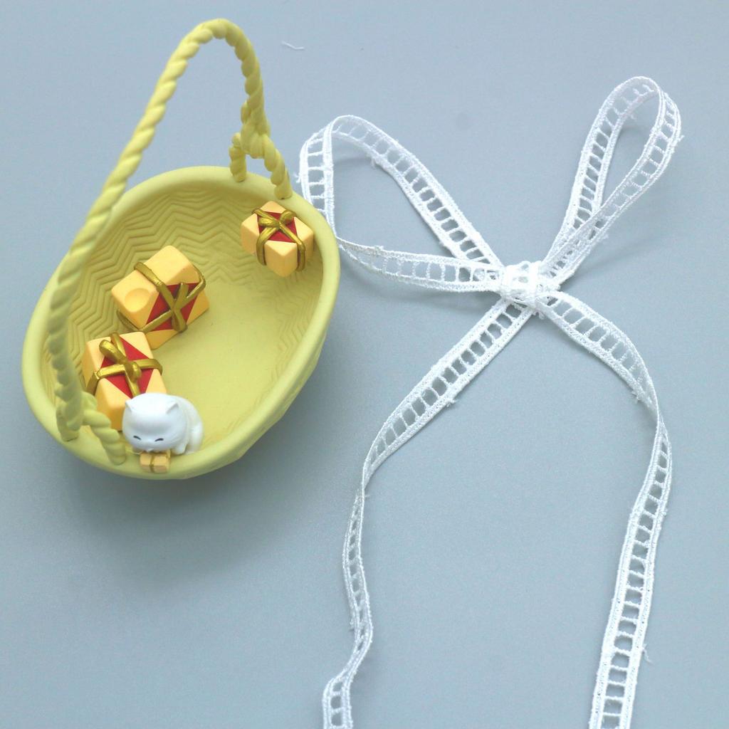 Polyester Silk Lace, Bilateral Staircase Embroidery Hollow Circle Lace Headdress Decorative Curtain Accessories, Lace Lace