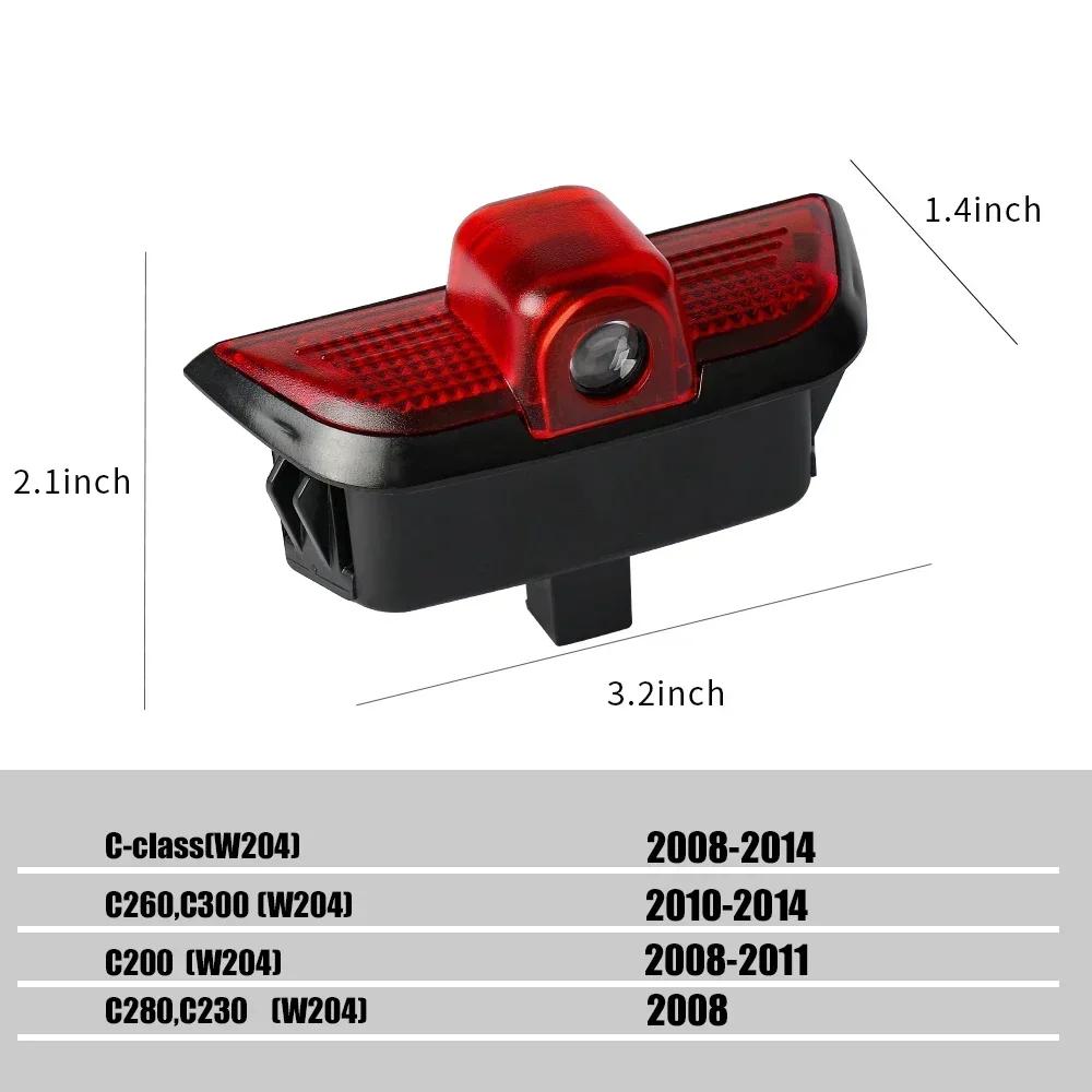 For Mercedes Benz 2Pcs Car Door Welcome Light LED Laser Projector Lamp For Mercedes Benz AMG C-Class 2008-2014 C260 C300 C200 C2