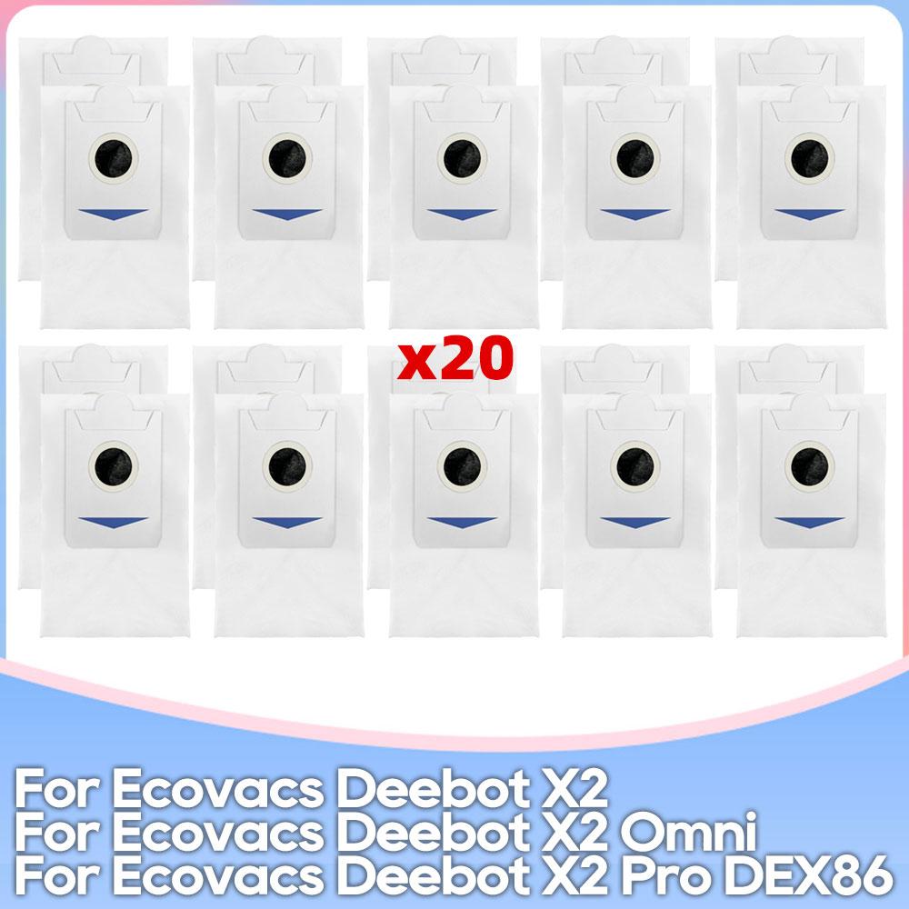 Passend für Ecovacs DEBOT X2 Omni /  X2 Pro / X2 Pro Omni / X2 Combo DEX86 Teile Hauptbürste Seitenbürste Filter Mopptuch Staubbeutel