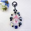 Flocking Wizard Cute Grain Mobile Phone Chain Keychain Bag Doll Pendant Accessories