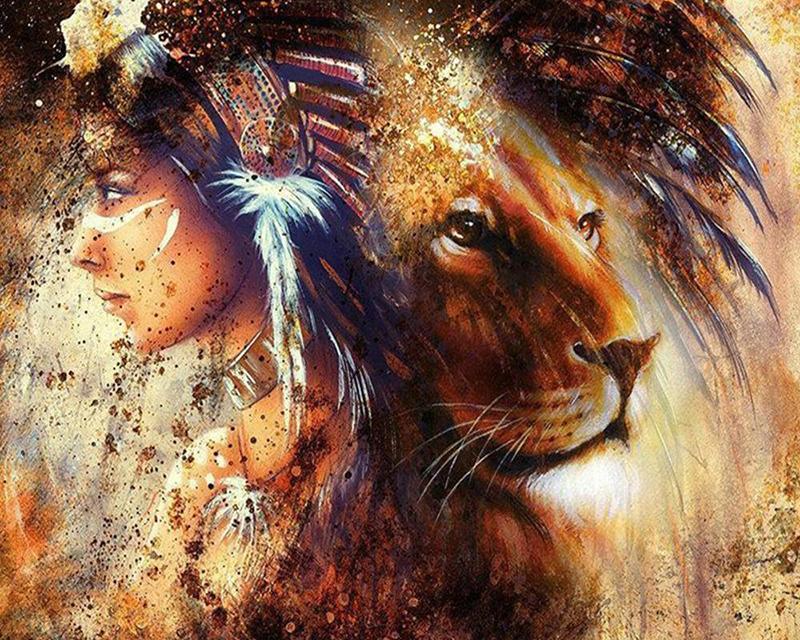 

5D Алмазная вышивка «Эльфы и ангелы» картина со стразами полная квадратная алмазная живопись животное Алмазная мозаика ремесленная настенная живопись Full Square 20X30CM бежевый