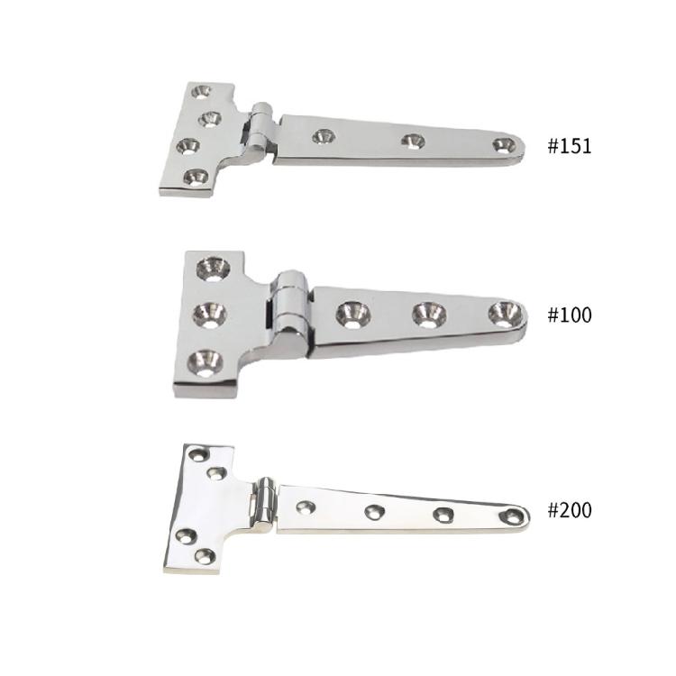 Thickened 316 Stainless T-shaped Hinge Rustproof for Marine Yacht Latch Hinge