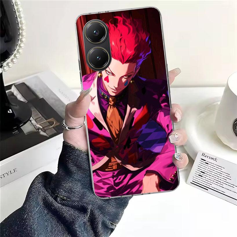 Huner X-Hunters Hisoka Soft Phone Case For Xiaomi Redmi 15C 15 13C 13 Poco X5 X6 X7 F7 Ultra M7 12C 12 10 10C 9C 9A 9T 9 Fundas