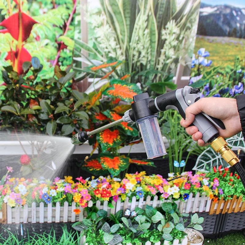 Superstark Explosionsgeschützt Einziehbarer Wasserschlauch mit Hochdruck-Spritzpistole für Autowäsche & Gartenarbeit