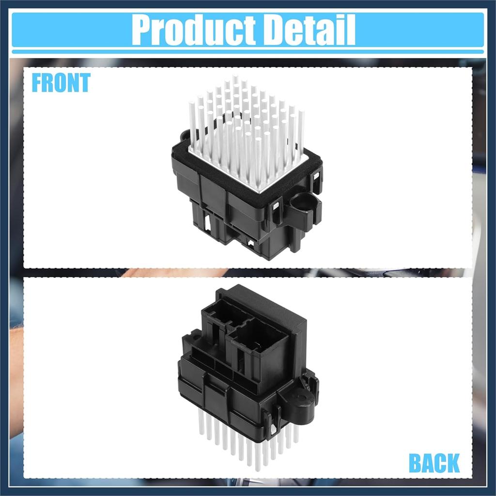 HVAC Heater Blower Motor Resistor Temp Control Regulator Module Fit for Chevy Suburban 2500 2007-2013 No.84178783/13501703/13503201 - Pack of 1