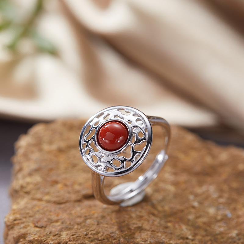 S925 Sterling Silber 18K Naturfarbe Schatz Ohrringe Leichter Luxus Premium Nische Original Design Ohrringe Neue Chinesische Ohrringe