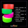 Ruban adhésif fluo UV Floor - Pack de 4 rubans adhésifs fluorescents pour décoration - Marque UV Floor