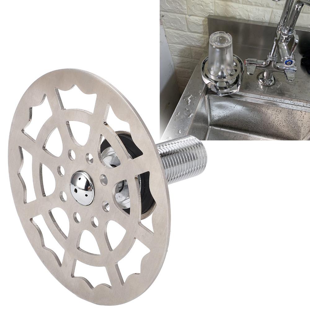 Stainless Steel Automatic Cup Washer G1/2'' Cup Rinser Faucet Head Sink Attachment Hotel