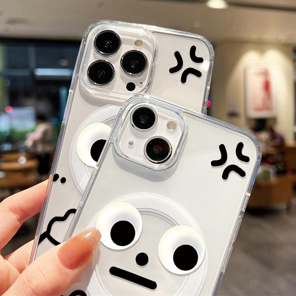 Magnetic Phone Case for iPhone 12 14 16 17 Pro 17 16 15 14 13 12 Pro Max  12 13 14 15  16 High Quality Shockproof Shell Full Protection Cute Style