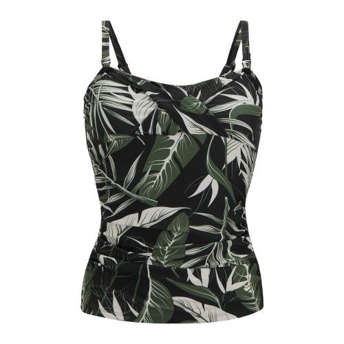 Regatta Womens/Ladies Aceana III Tropical Leaves Tankini Top