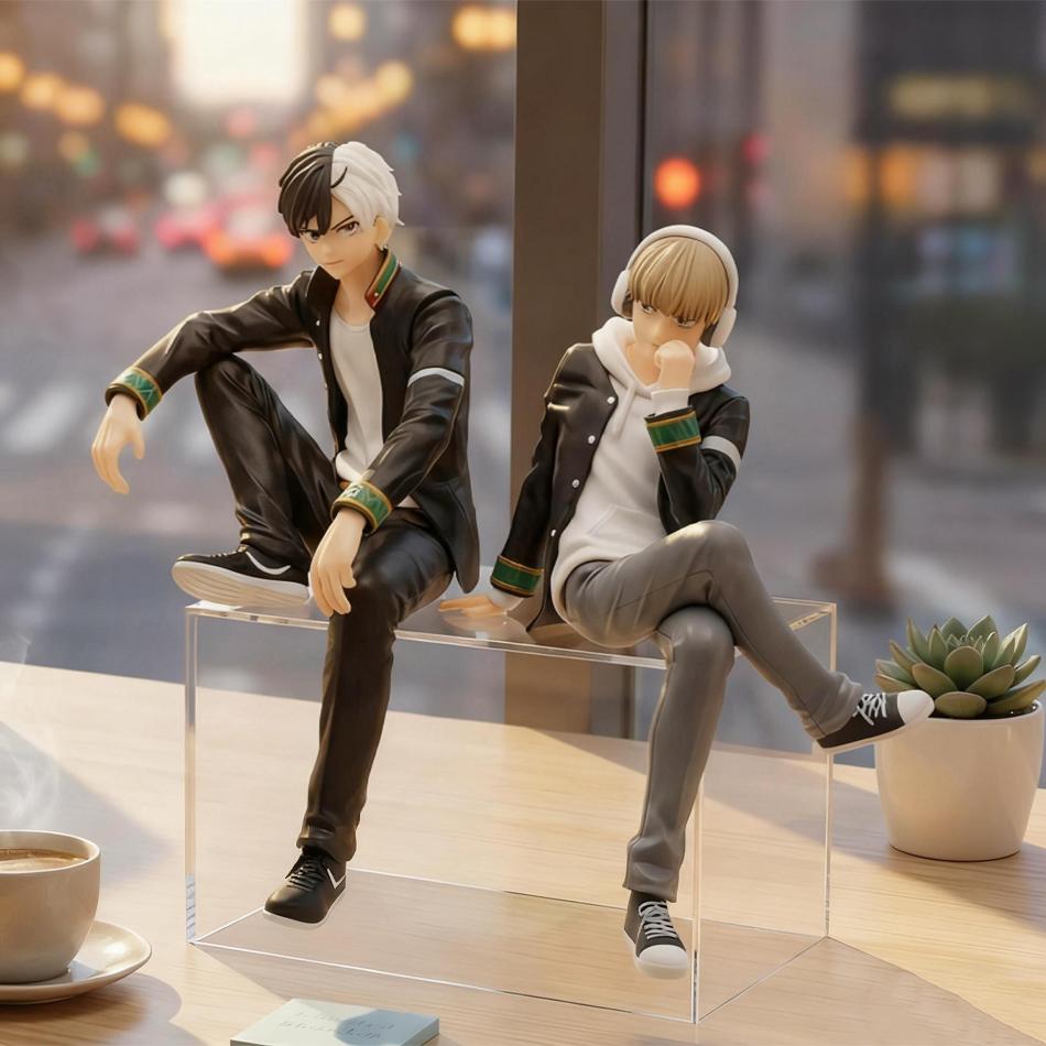 Fashnics Anime Wind Breaker Sakura Haruka Anime Model Figure Pvc Collectible Anime Action Figure Desktop Decoration Model Toys Kid Gifts