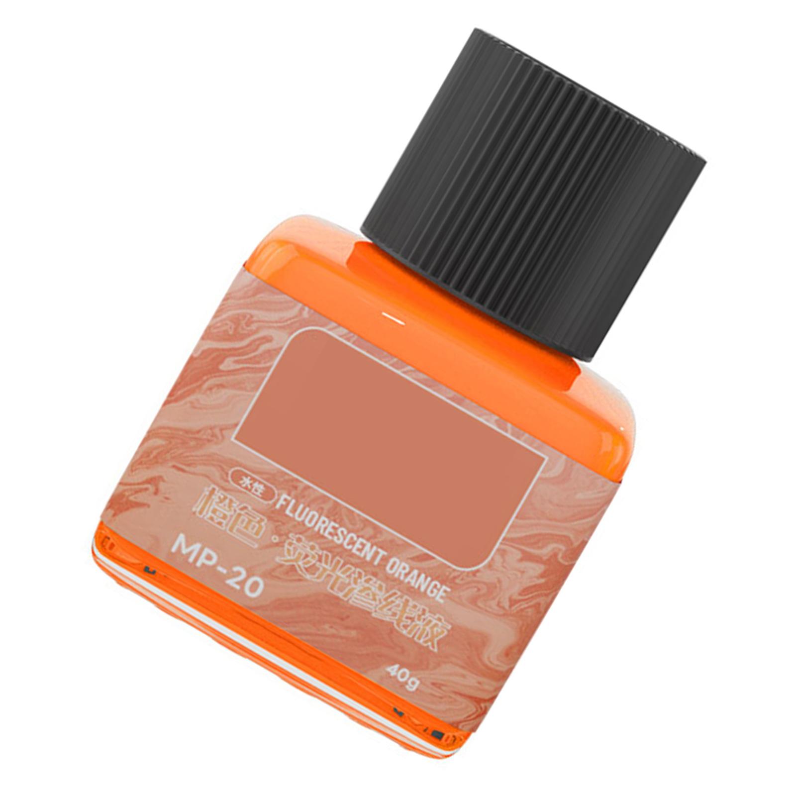 

Ночная флуоресцентная синяя жидкость 40 мл Долговечная светящаяся жидкость Усиливает визуальное воздействие для вечеринок и арт-проектов оранжевый