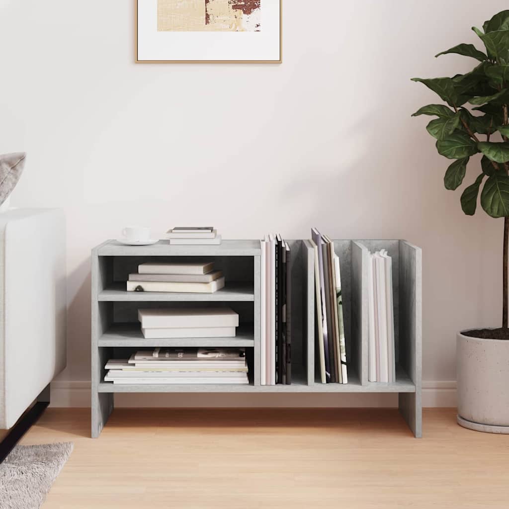 Vinyl Record Cabinet Concrete Grey 78.5 x 35 x 45 cm Particleboard