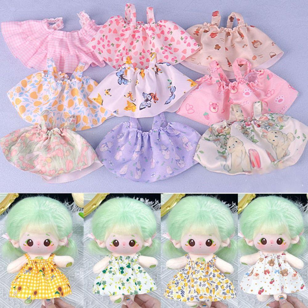 With Beret Headband Accessories Princess Dress Doll Skirt Jumpsuit  20cm Cotton Doll/EXO Idol Dolls