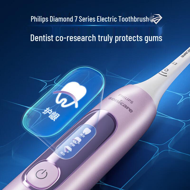 Philips DiamondClean 7-Series Sonic Electric Toothbrush CN plug (adapter included)