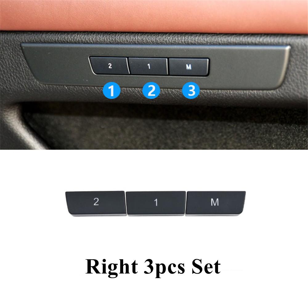 Car Interior Seat Adjustment Memory Button Replacement Full Set For 5GT 5 7 Series F07 F10 F11 F18 F01 F02
