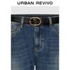 UR Women's Washed Belt Flared Jeans
