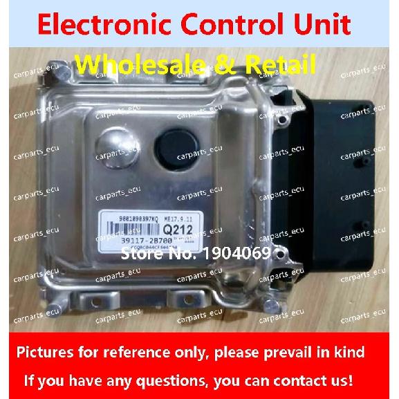 39117-2B058 TB53/39117-2B072 T252 For Hyundai Elantra Car Engine Computer Board/ECU/ME17.9.11 37117-2B700 Q212/39117-2B057 TB61 39117-2B057