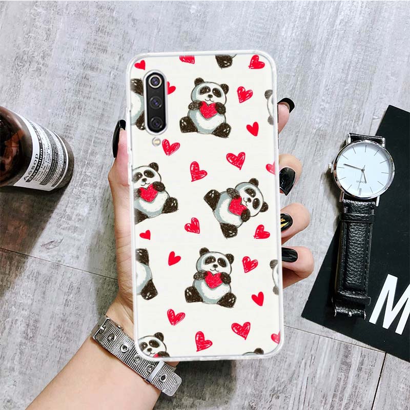 

Мультяшный милый медведь панда чехол для телефона для Xiaomi Redmi 12 12C 13C 14C 13 9 9A 9C 9T 10 10A 10C 8 8A 7 7A 6 6A K40 K20 Pro S2 10X Pr Redmi K20(K20 Pro)