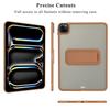 For iPad Pro 12.9 (2022)/(2021)/(2020)/(2018) Case with Kickstand TPU + PC Skin-Touch Tablet Cover