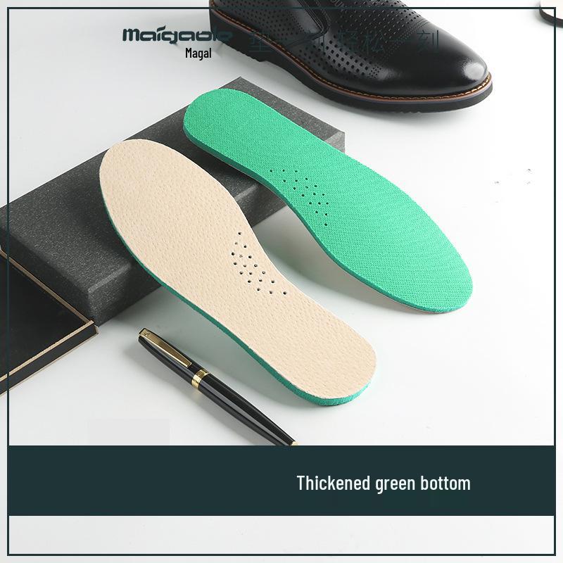 

Дышащие амортизирующие спортивные стельки из натуральной кожи, устойчивые к запаху, для повседневной обуви 43-44