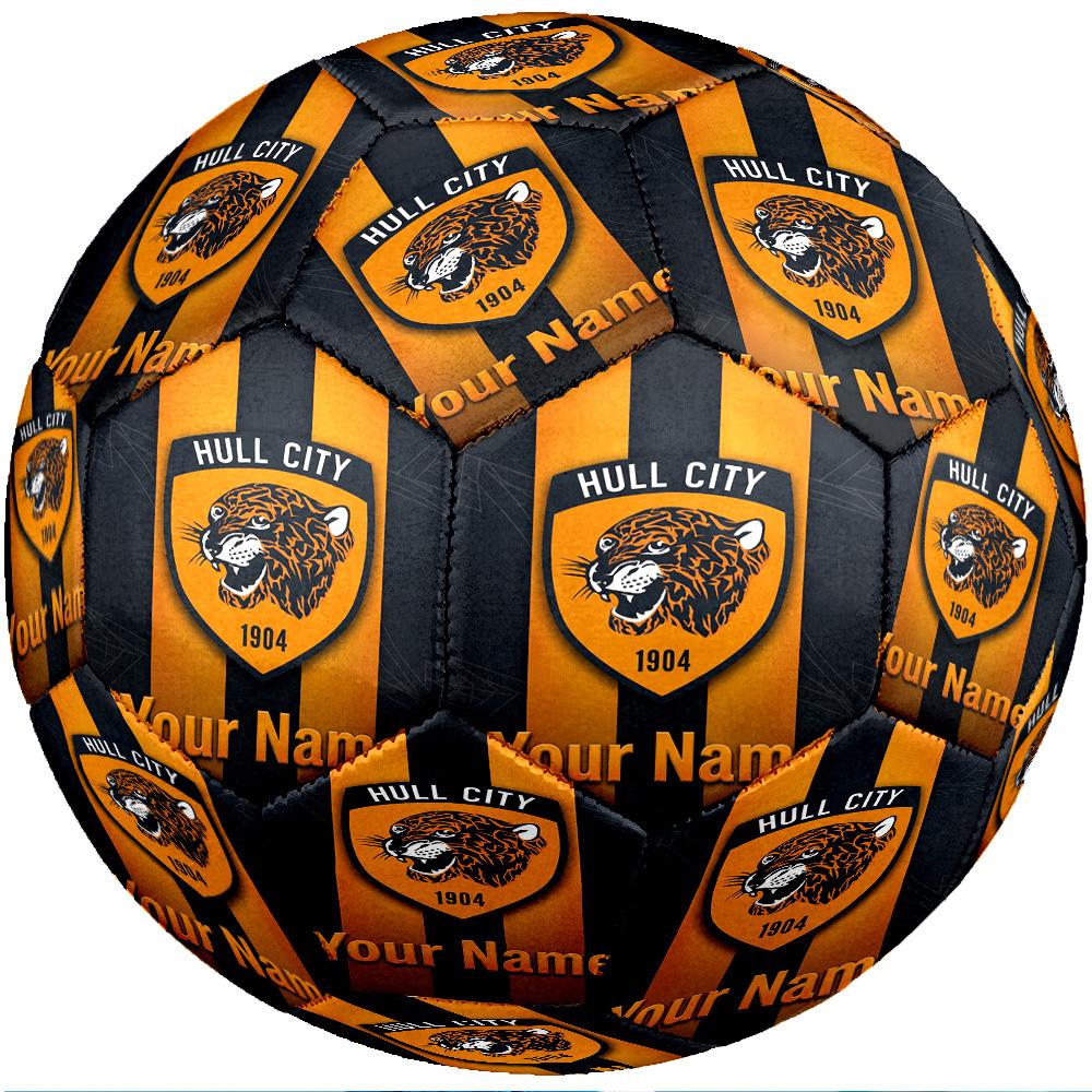 Hull City Fashion Size 5 Football Wearproof Non‑Slip Soccer Ball For Sports Training Entertainment Use