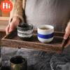 Hi Ceramic Small Tea Cup Porcelain Hotel Restaurant Coffee Cup Simple Office Water Cup Drinkware