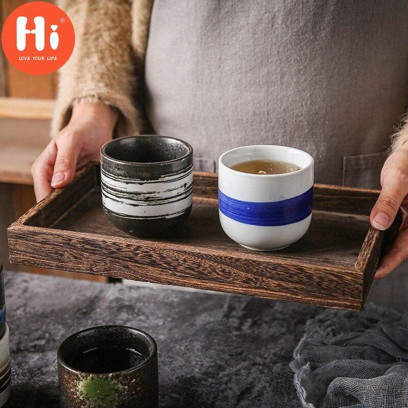 Hi Ceramic Small Tea Cup Porcelain Hotel Restaurant Coffee Cup Simple Office Water Cup Drinkware