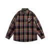 2024 Letter Long Sleeve Shirt Japanese Hong Kong Style Ins Loose Shirt Boys Summer Trendy Versatile Casual Coat