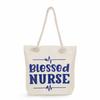 Nurse Print Thick Rope Single-shoulder Beach Bag 7240