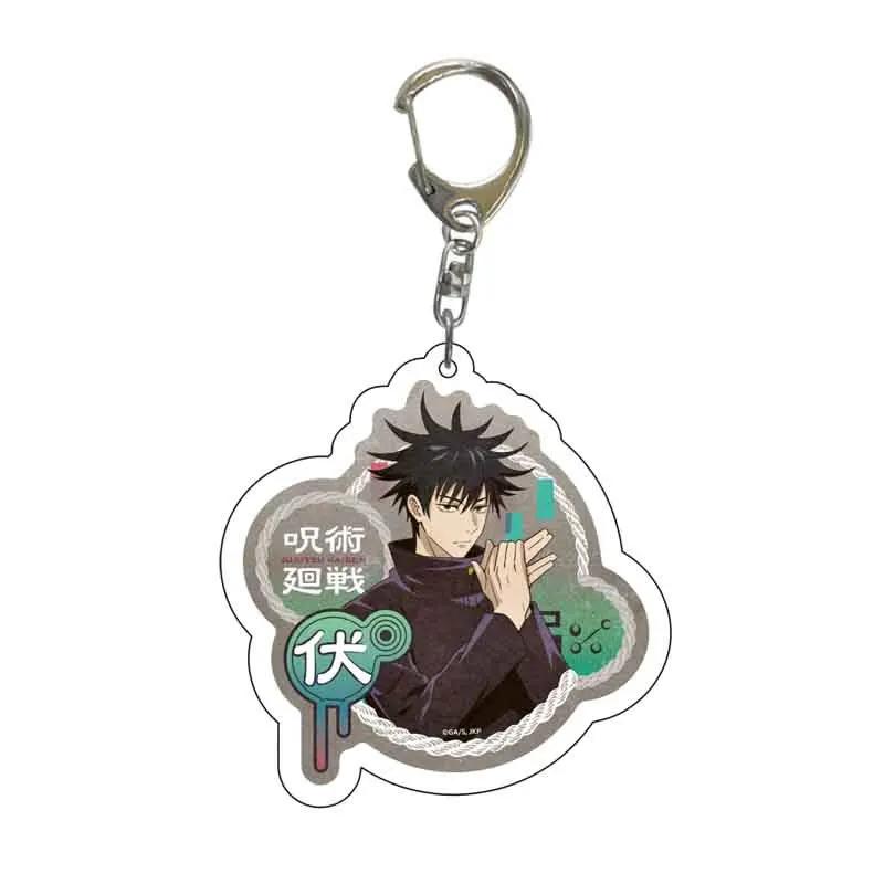 Jujutsu Kaisen Anime Schlüsselanhänger Itadori Yuji Gojo Satoru Cartoon Acryl Taschenanhänger Schlüsselanhänger Anhänger Cos Zubehör