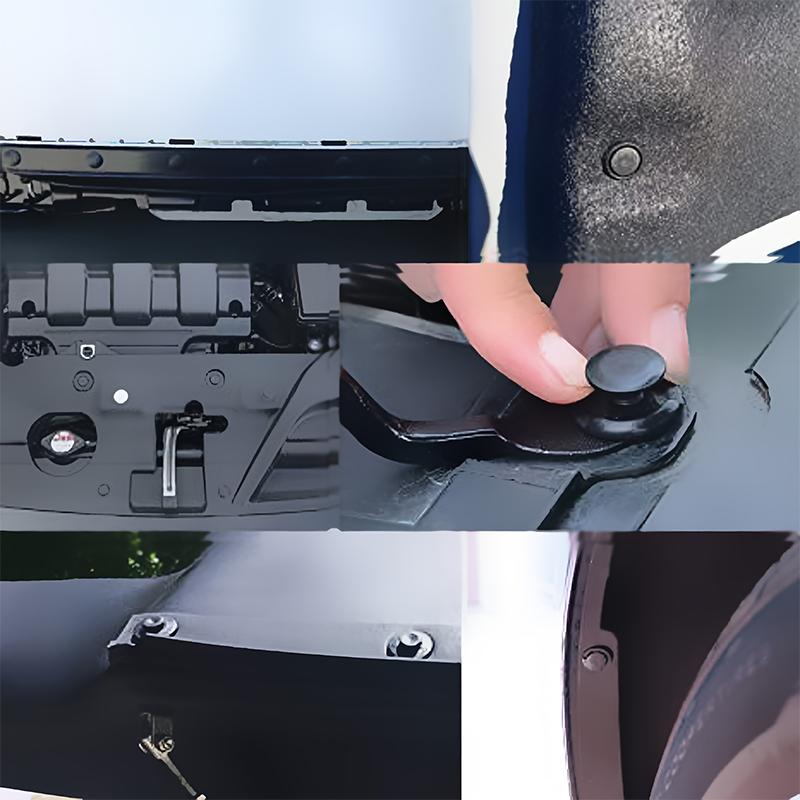 200 Stück Auto-Befestigungsclips 6 mm, 7 mm, 8 mm, 9 mm, 10 mm, universell, sechs verschiedene Arten, für TOYOTA, Ford, General Motors, HONDA, Stoßstangen-Drucknieten, Autoteile