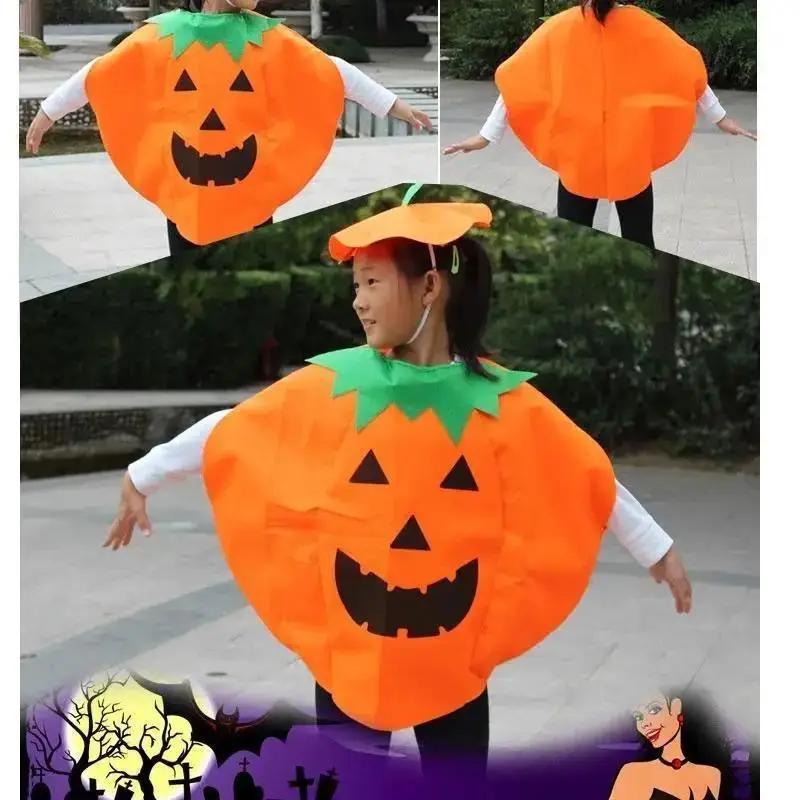 Halloween Pumpkin Grament Costume Cosplay Clothing Hat Set Halloween Party Supply Christmas Halloween Gift For Adult And Kid