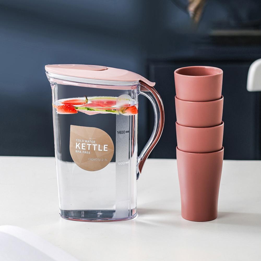 Heat Resisttant Water Pitcher Large Capacity Water Pot BPA Free Water Jug  Dinning Room