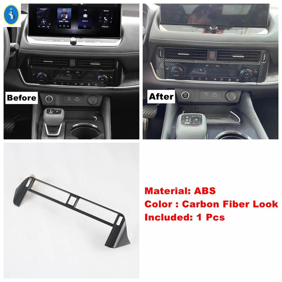 For Nissan X-Trail X Trail / Rogue T33  - 2025 Carbon Fiber Car Window Glass Lift / Gear Shift Box Cover Trim Accessories