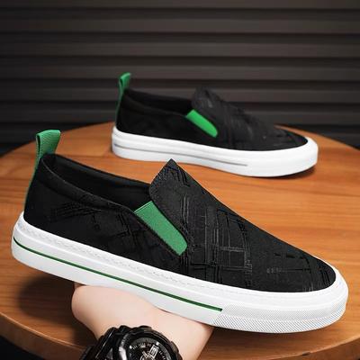 Madingi vyriški batai Vasariniai drobės batai Kvėpuojantys Patogūs Lauko Įslystami Sportbačiai Klasikiniai Loaferiai Vyrams Zapatillas Hombre